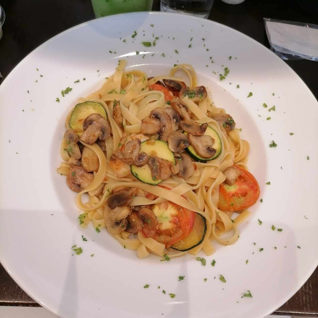 Fettuccini con mariscod