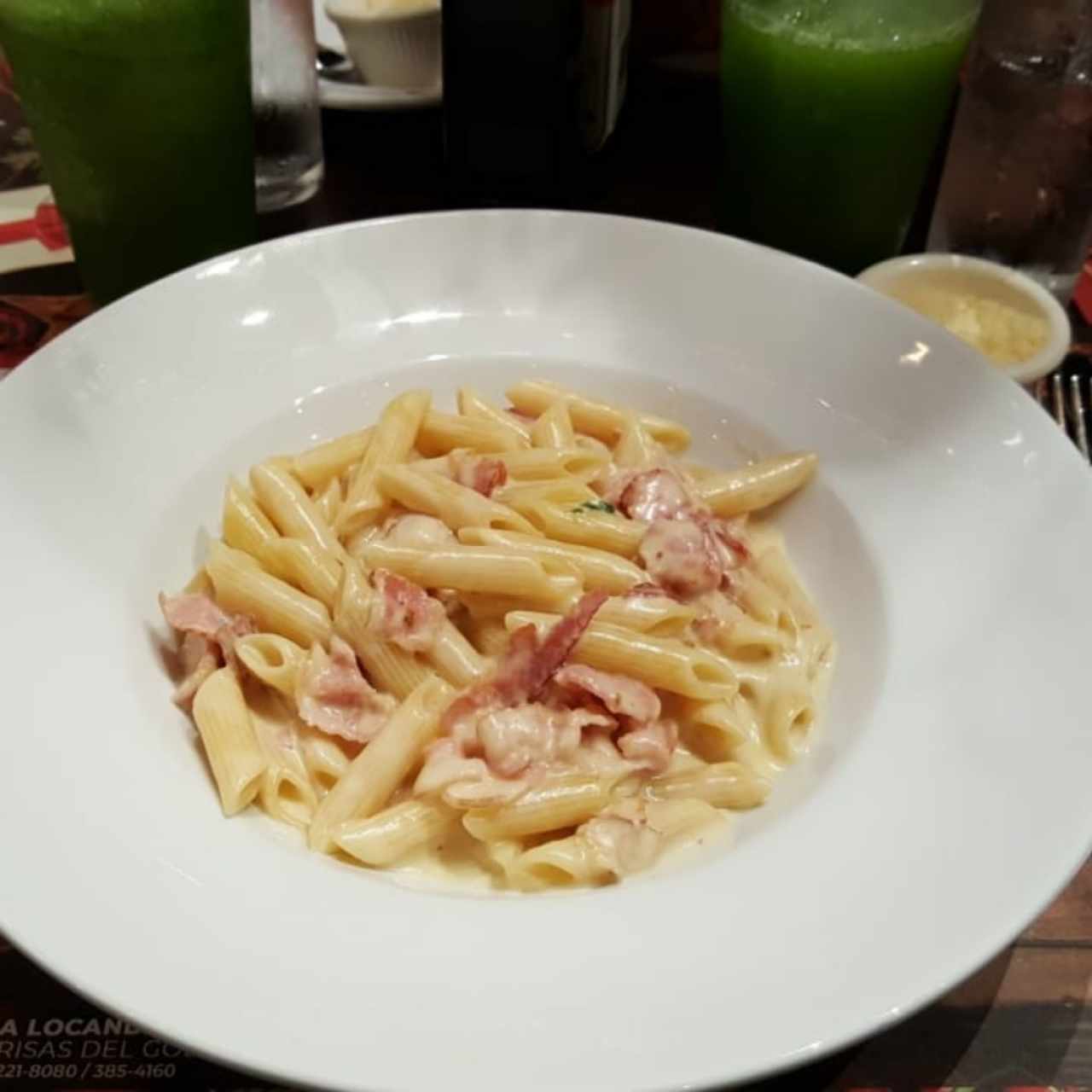 penne carbonara