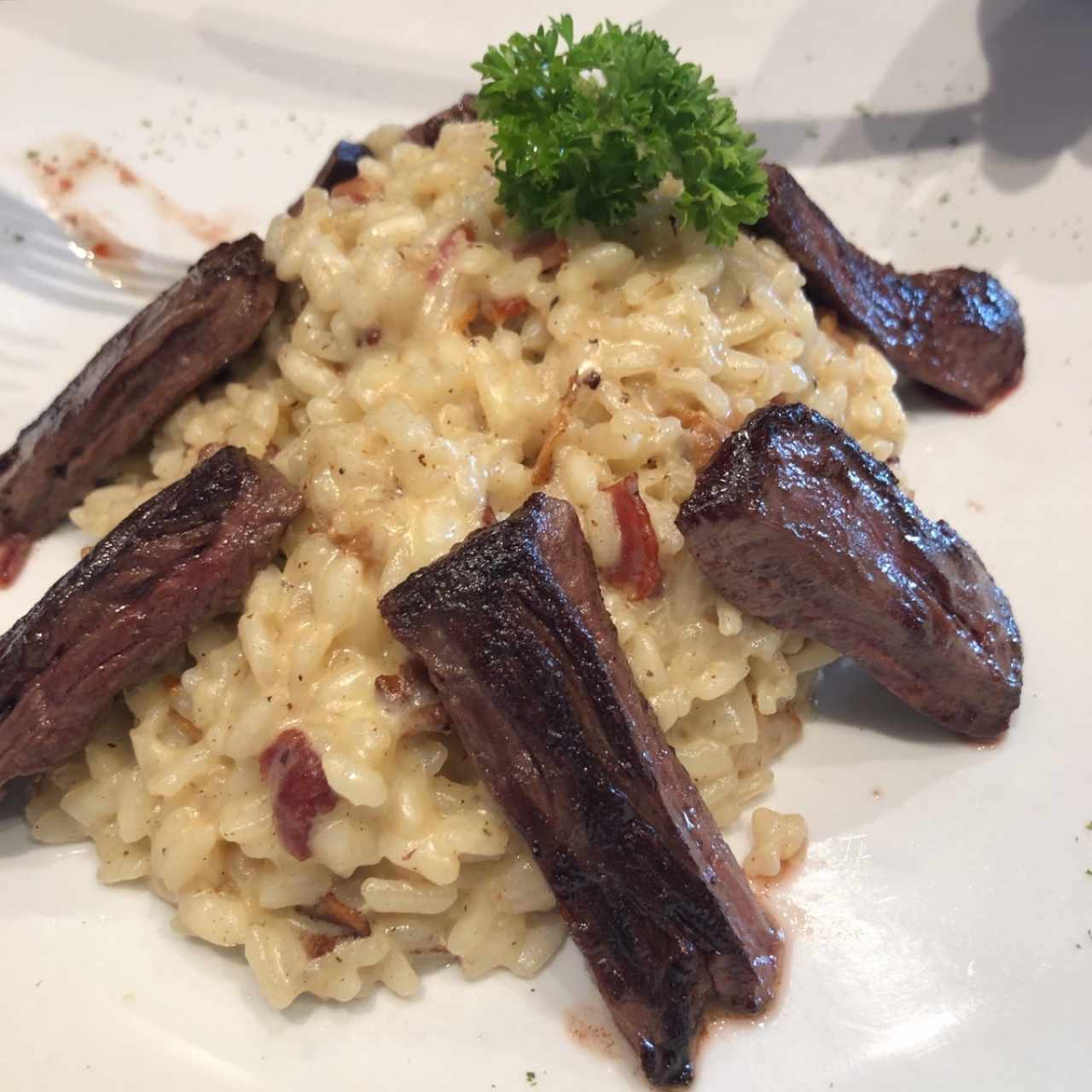 risotto de entraña