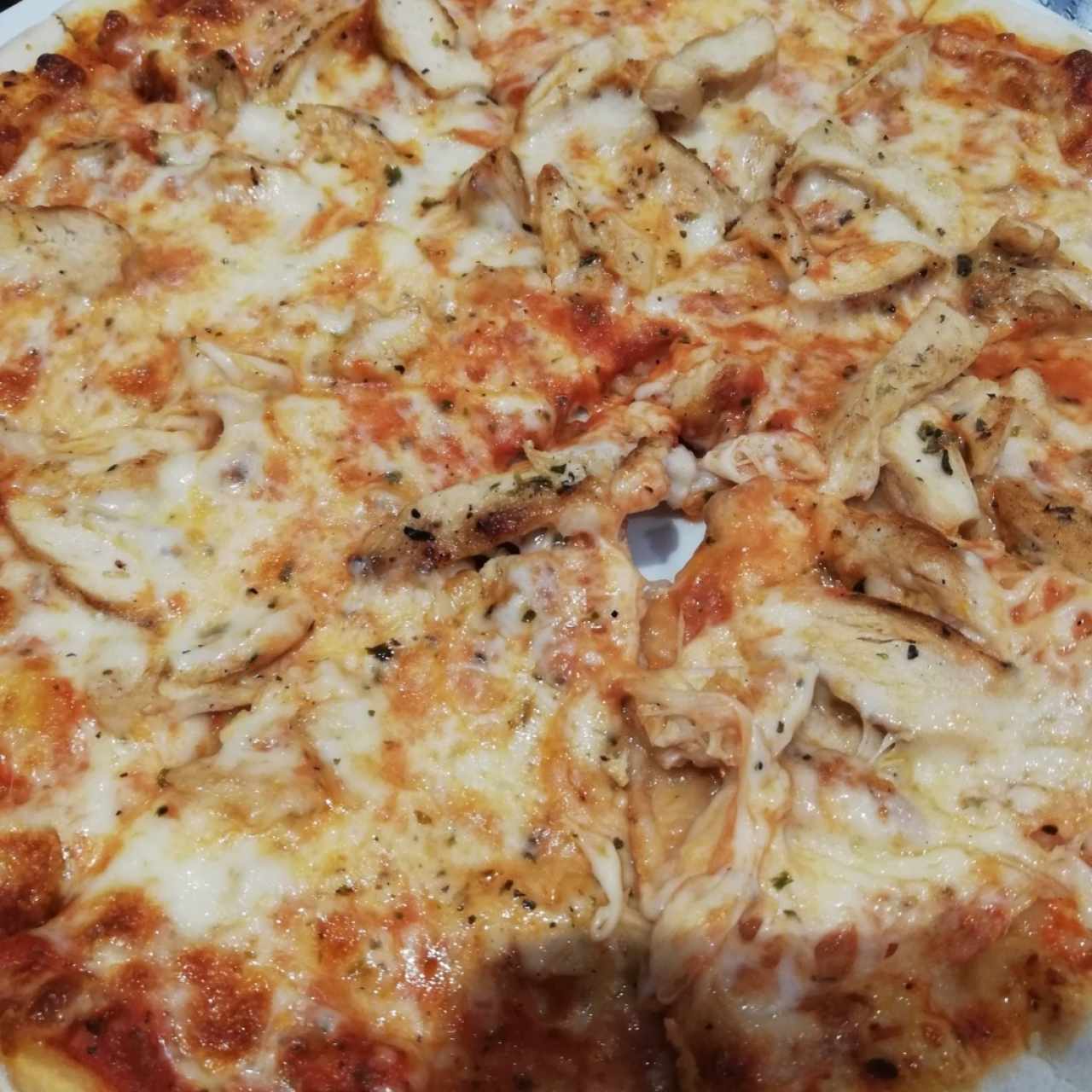 Pizza de pollo personal 