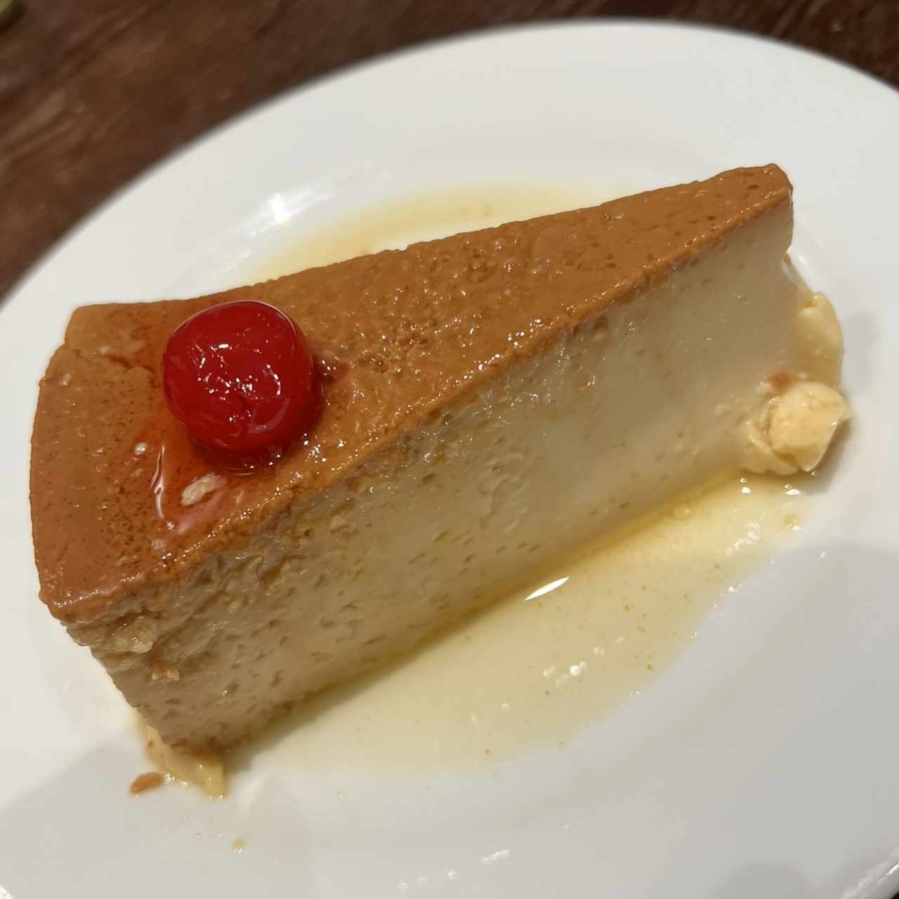 Flan de la casa