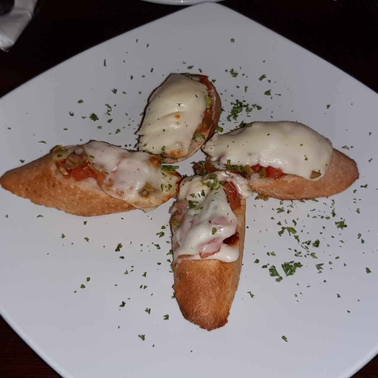 Entradas - Crostini Pizzaiola