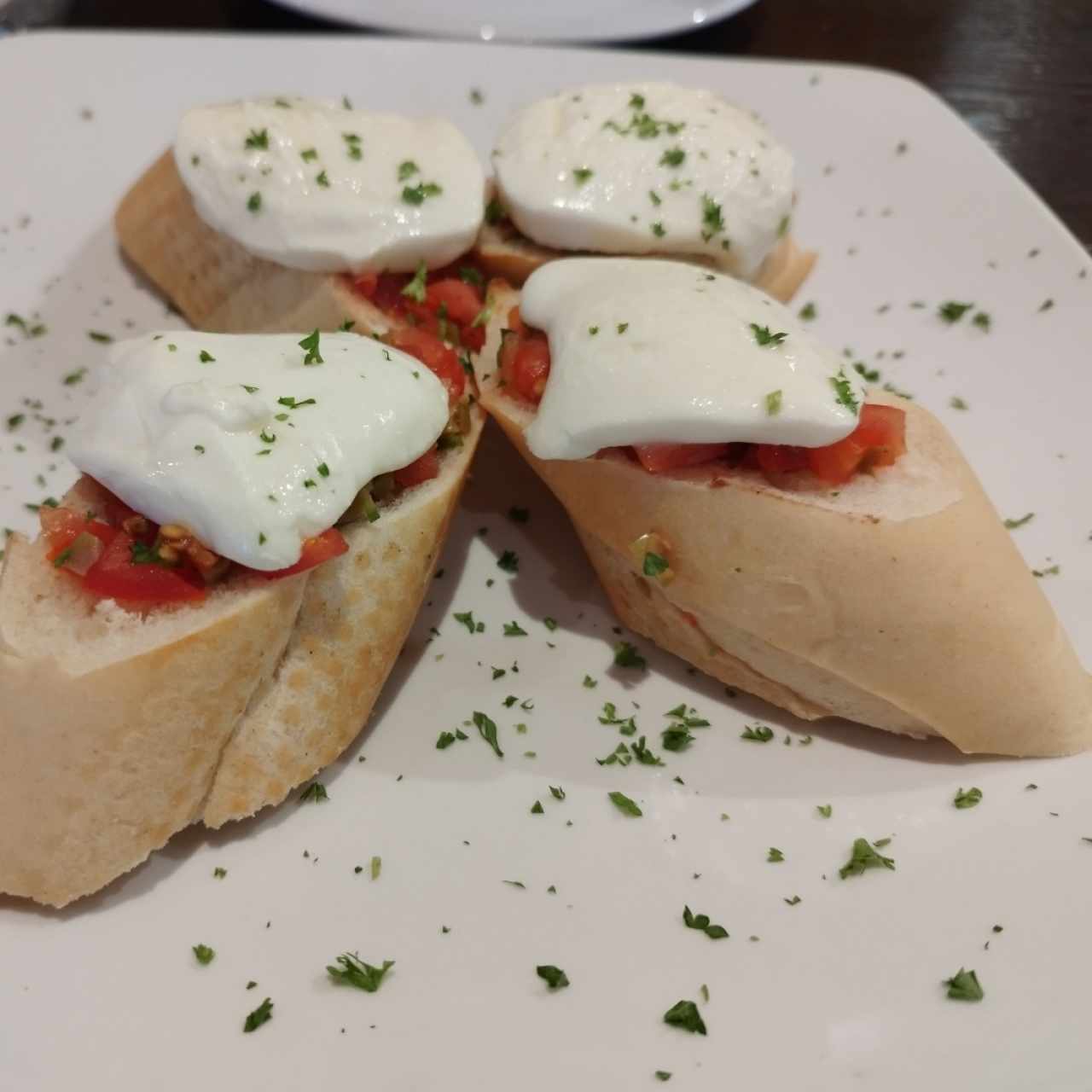 Entradas - Crostini Pizzaiola