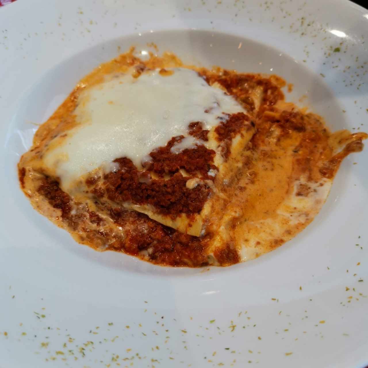 Lasagna de carne