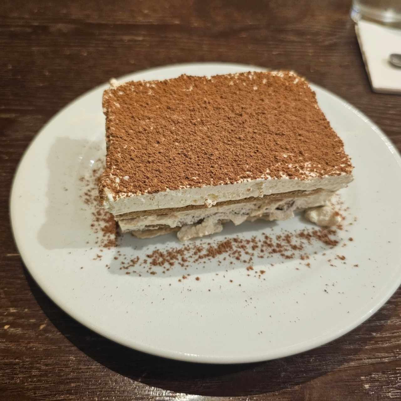 Tiramisú de la casa