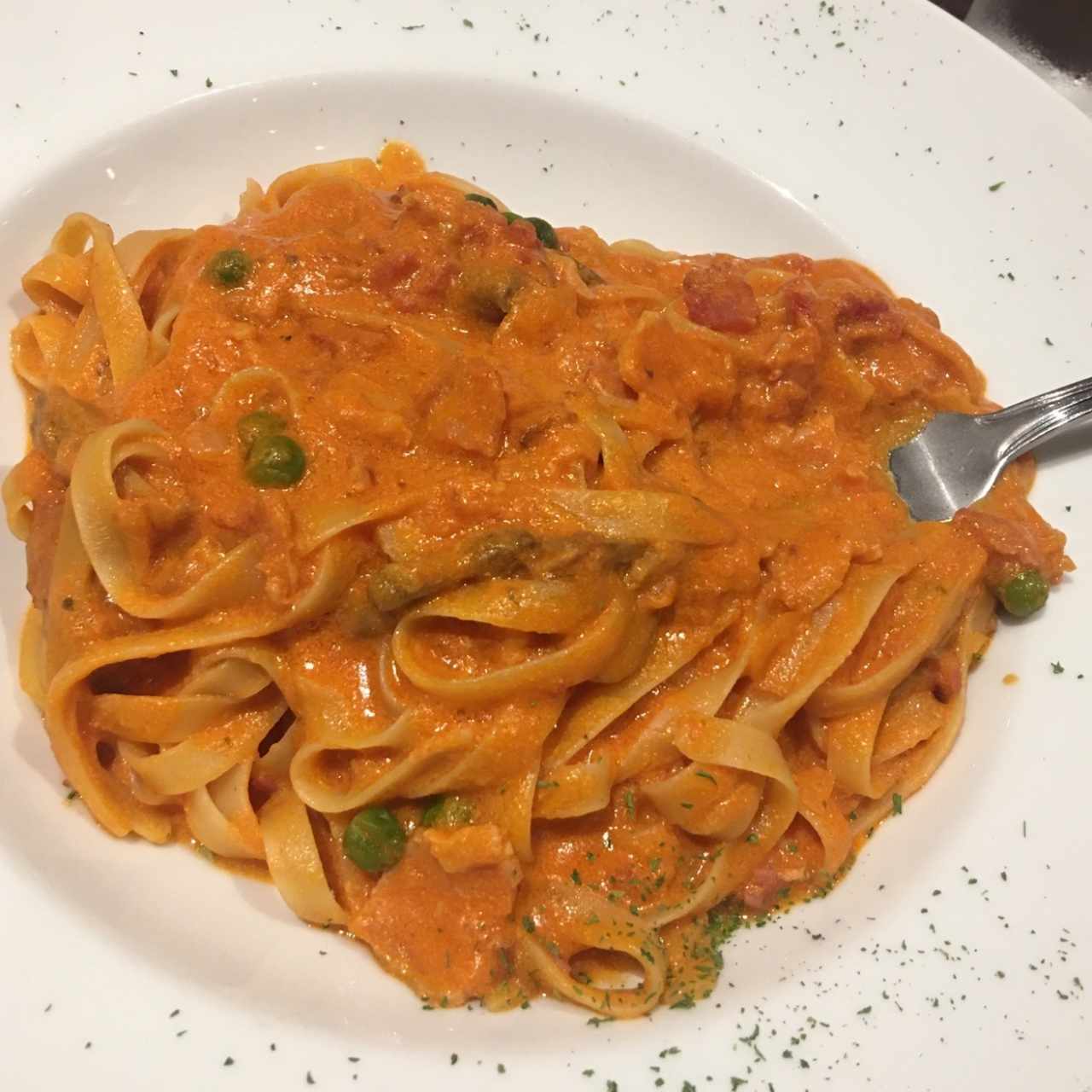 Tagliatelle a la boscaiola