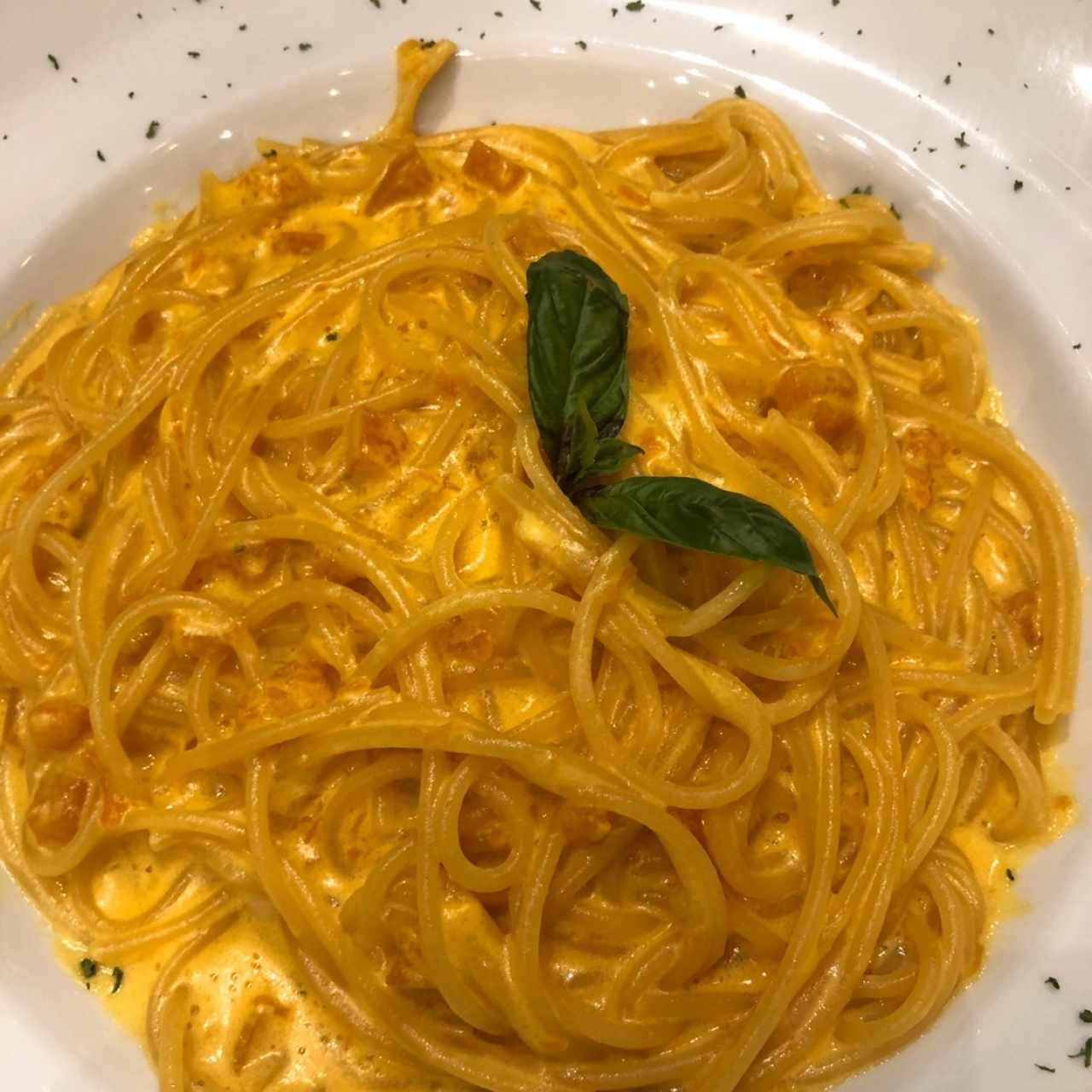 Pasta con zapallo