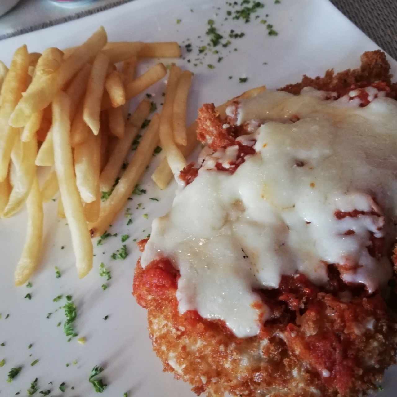 Filete de pollo al pomodoro