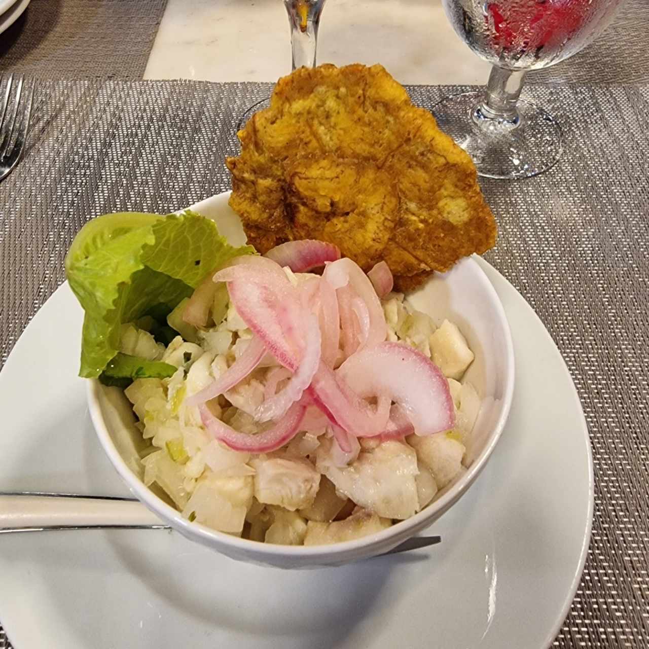 ceviche de corvina