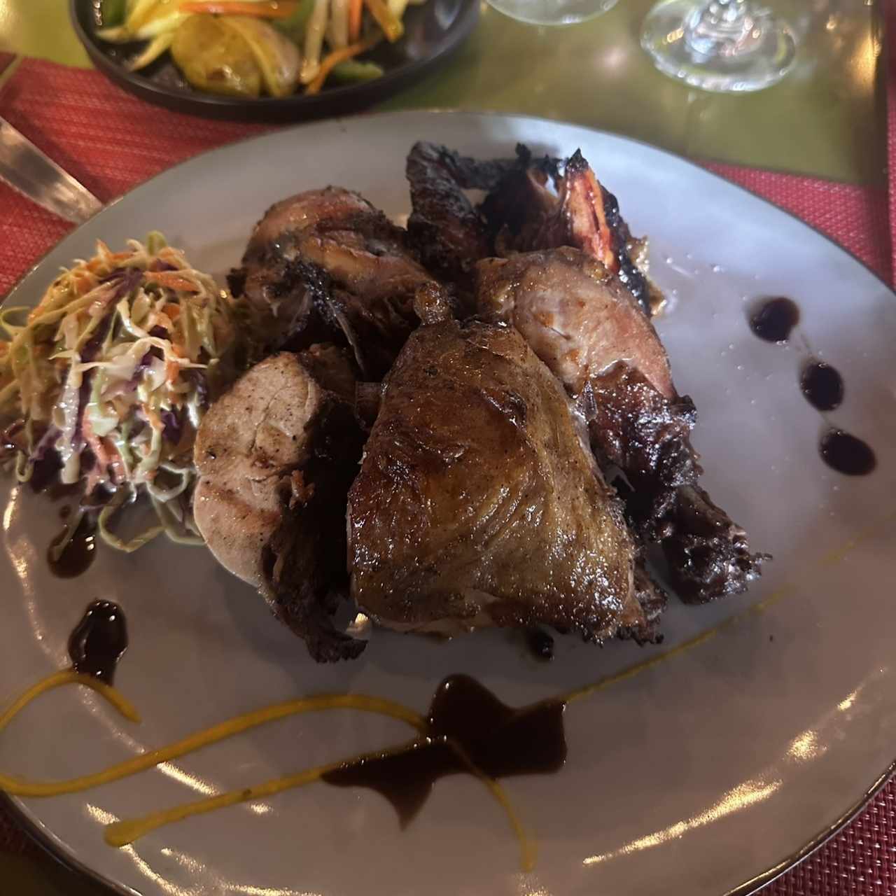 Pollo - Medio pollo asado