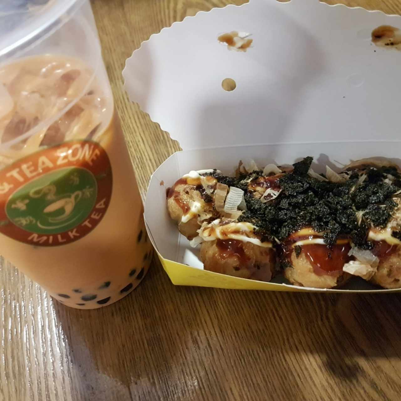 ThaiTea y Takoyaki