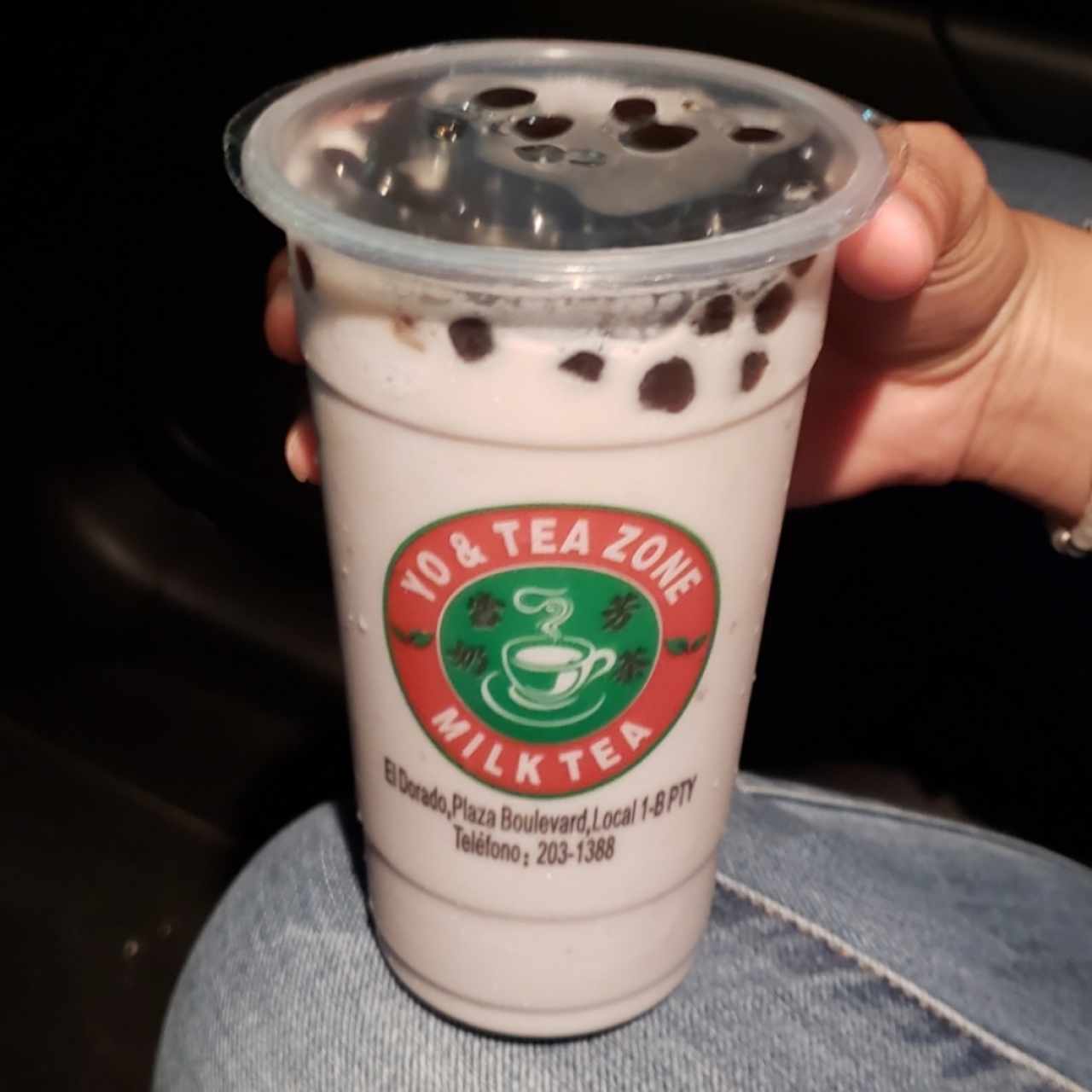 Taro bubble tea