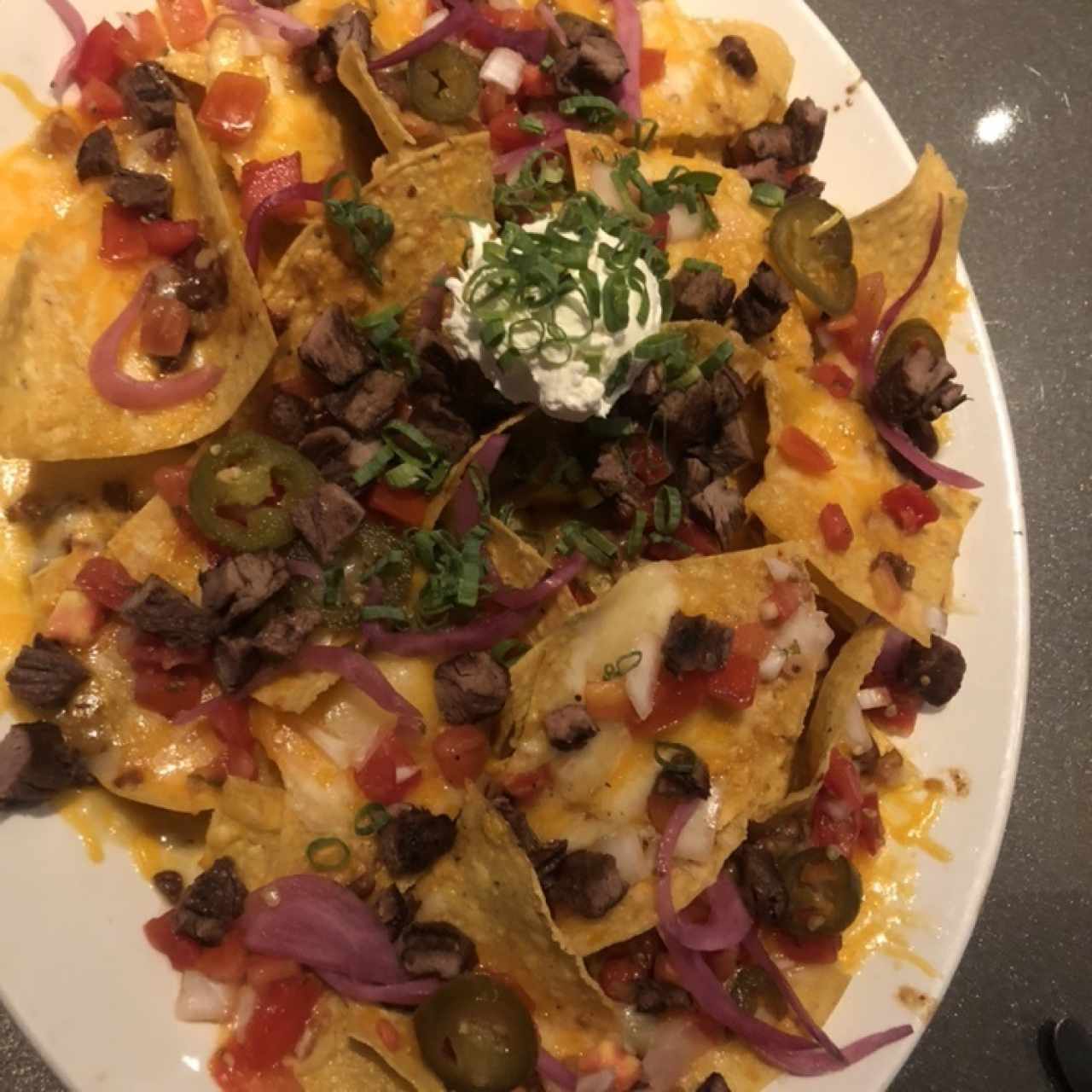 Nachos de carne