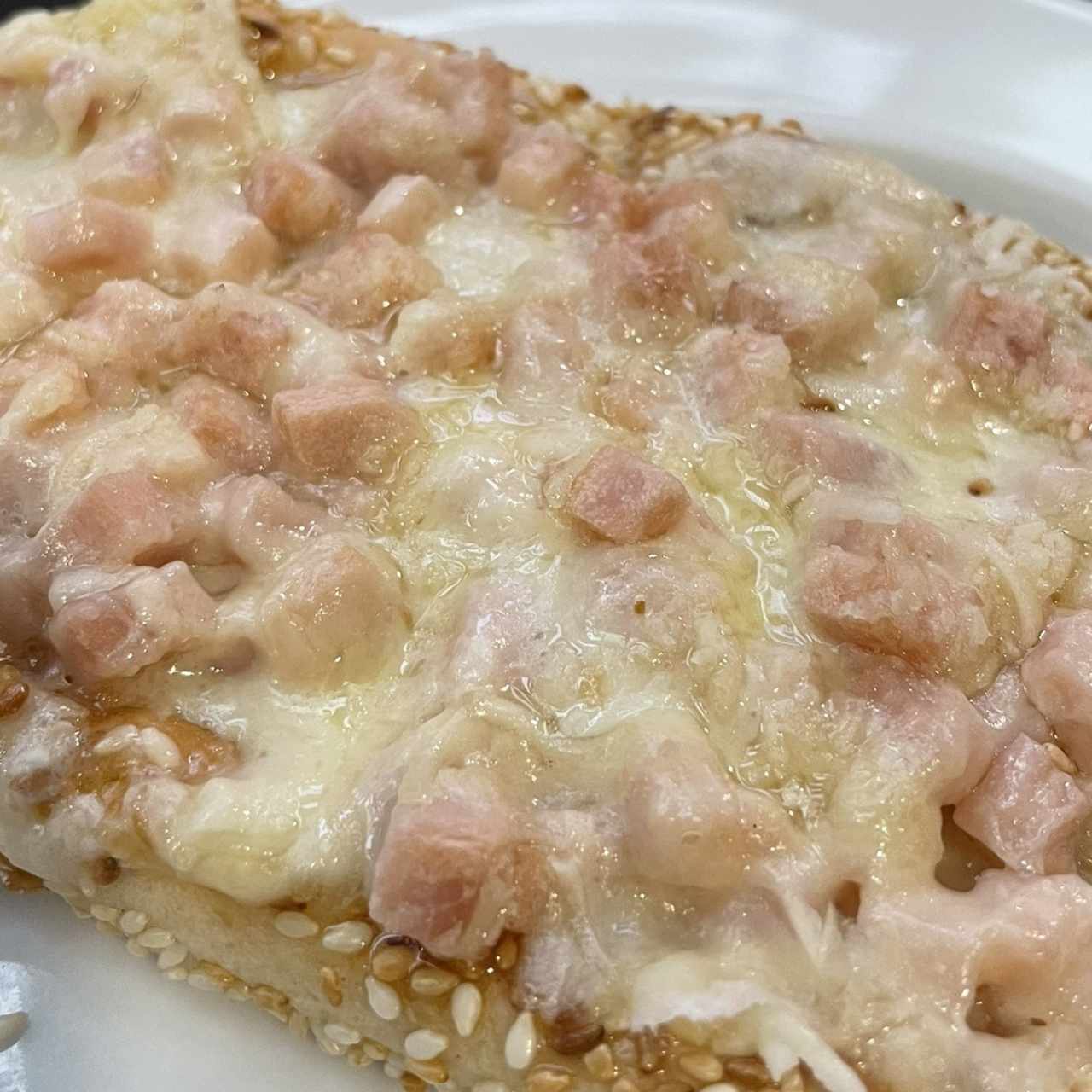 Focaccia de jamón y queso