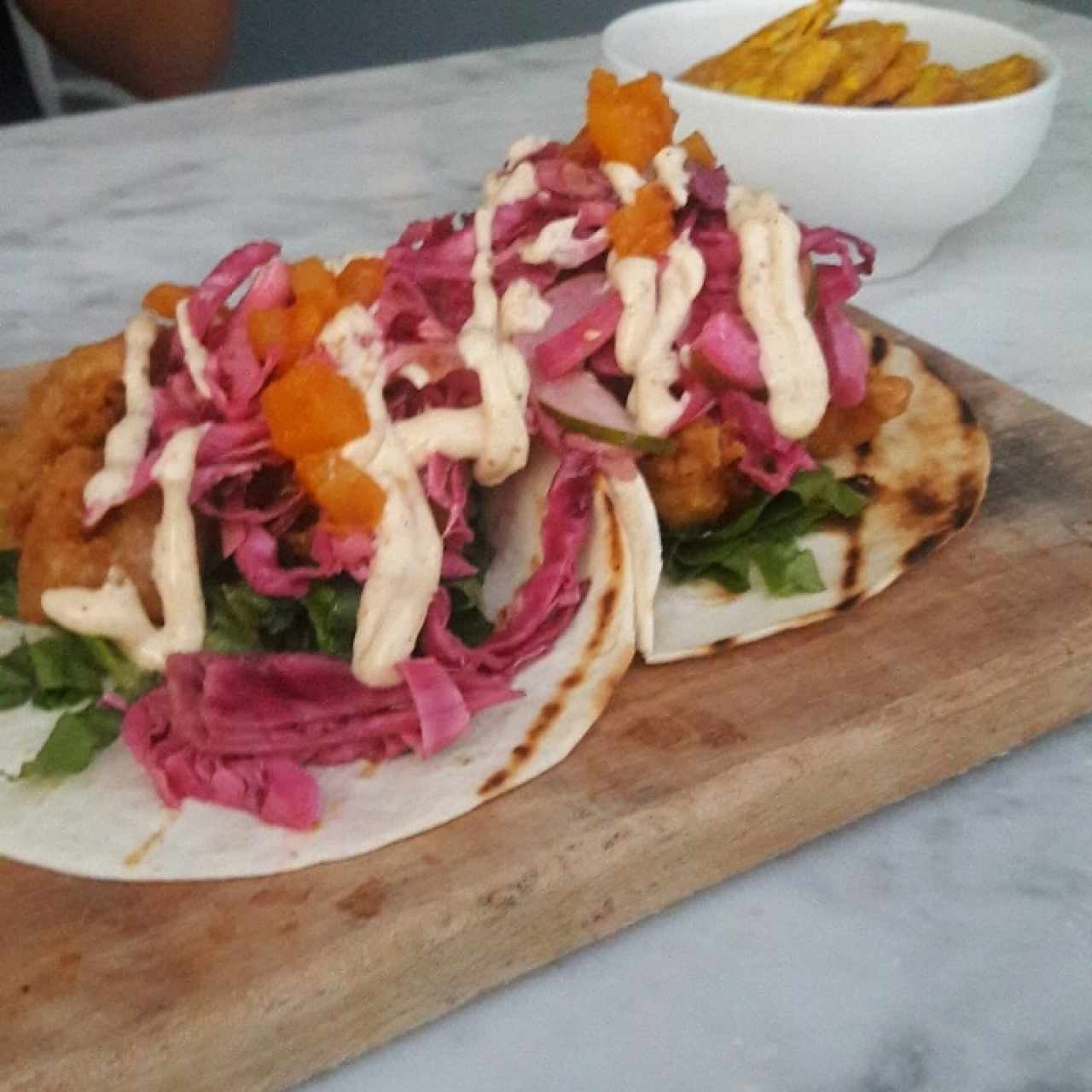 Entradas - Fish tacos