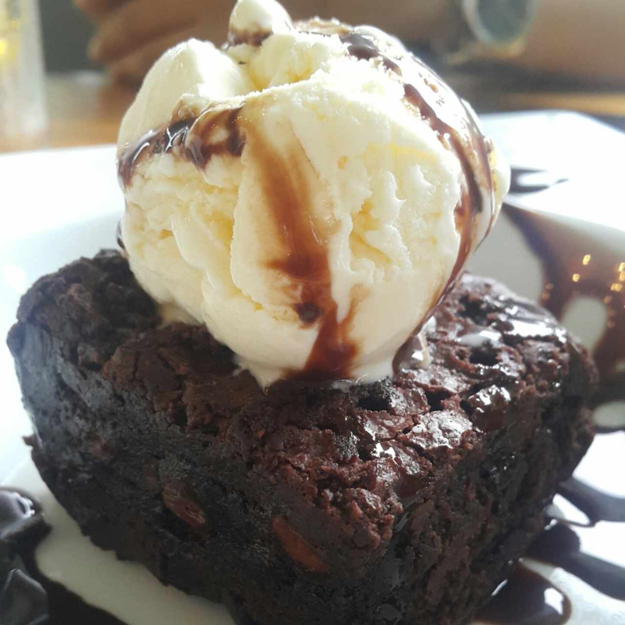 Postres - Fudge brownie