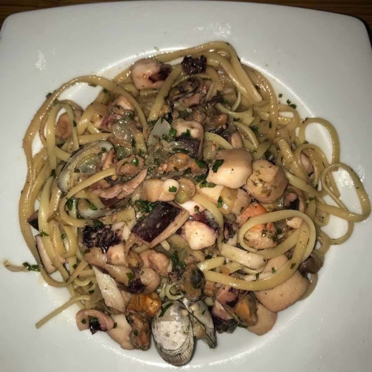 Pasta con mariscos