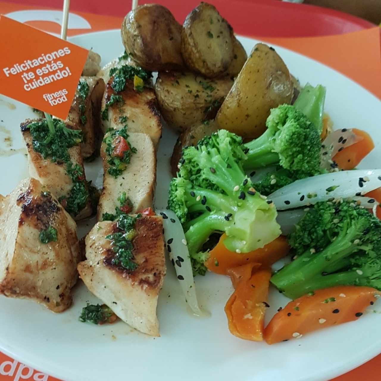 pincho de pollo 