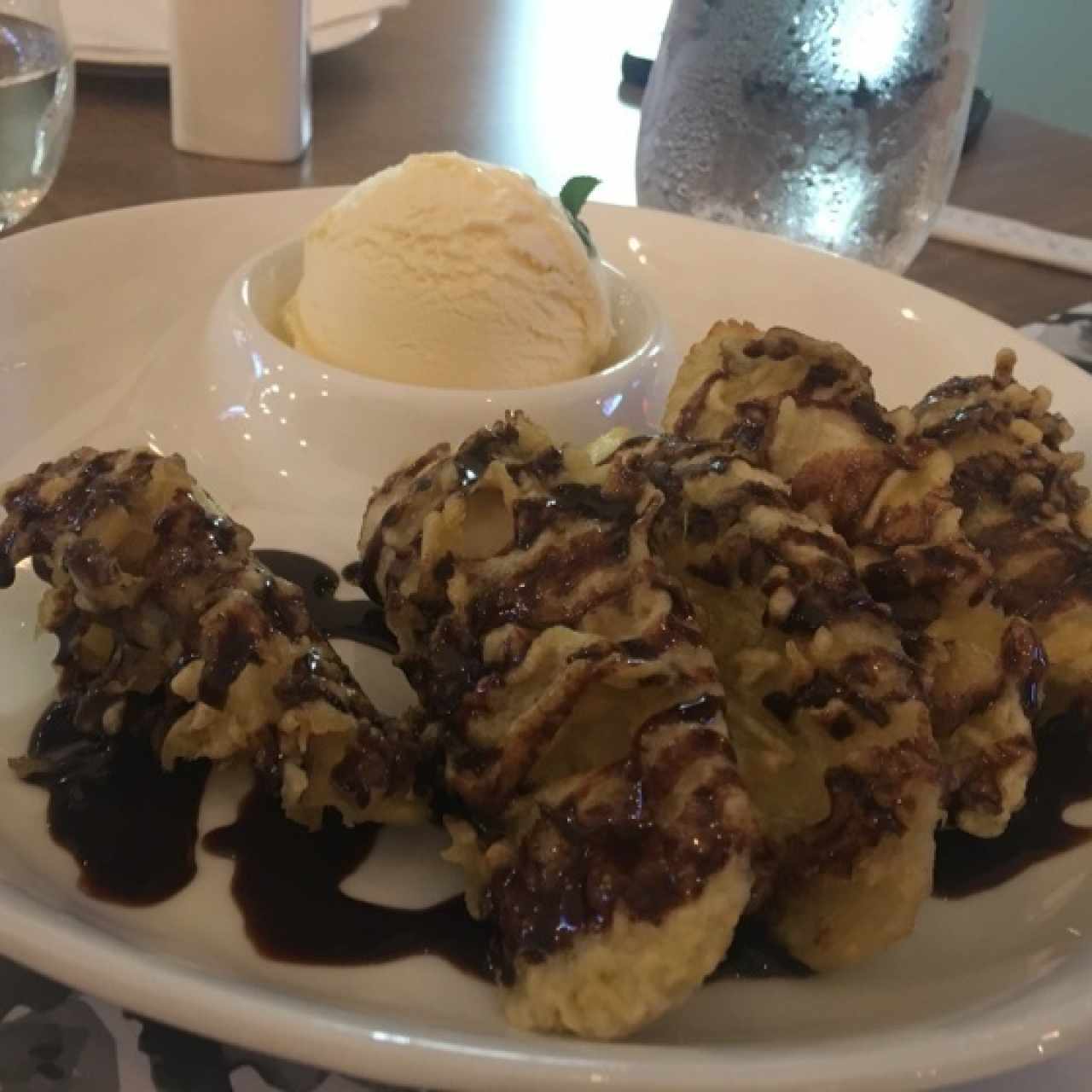 POSTRES - Banana Tempura