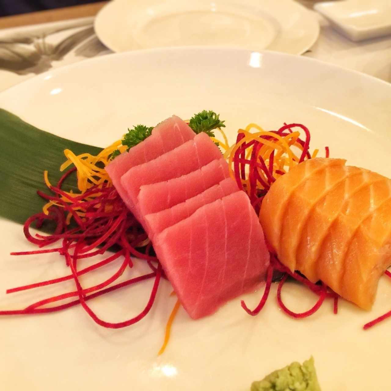 Ato sashimi de salmón (7 pzs)