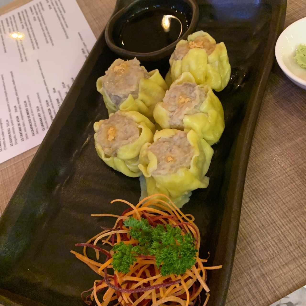 Entradas/Carpaccio - Ebi Shumai