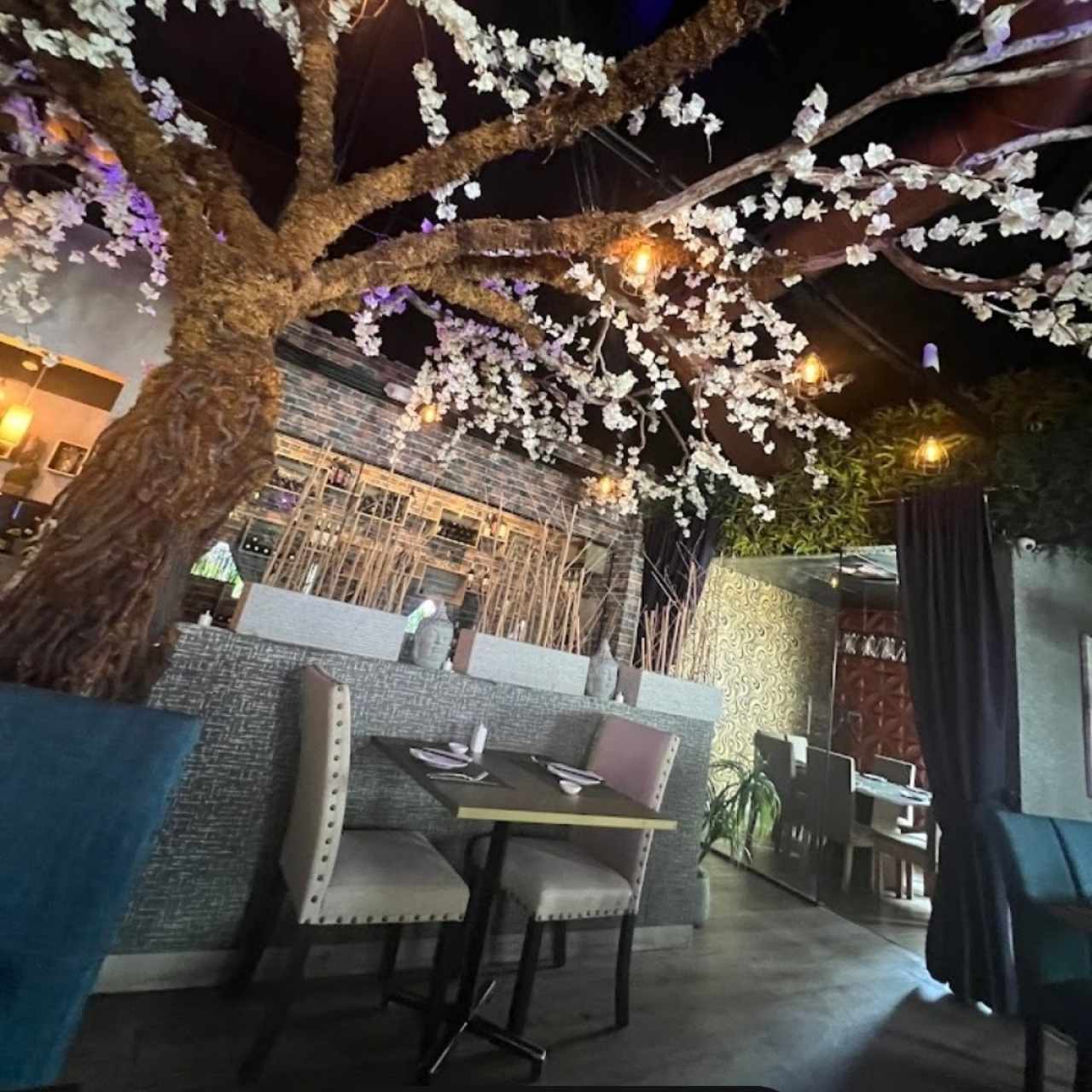 detallazo con este arbol en el restaurat