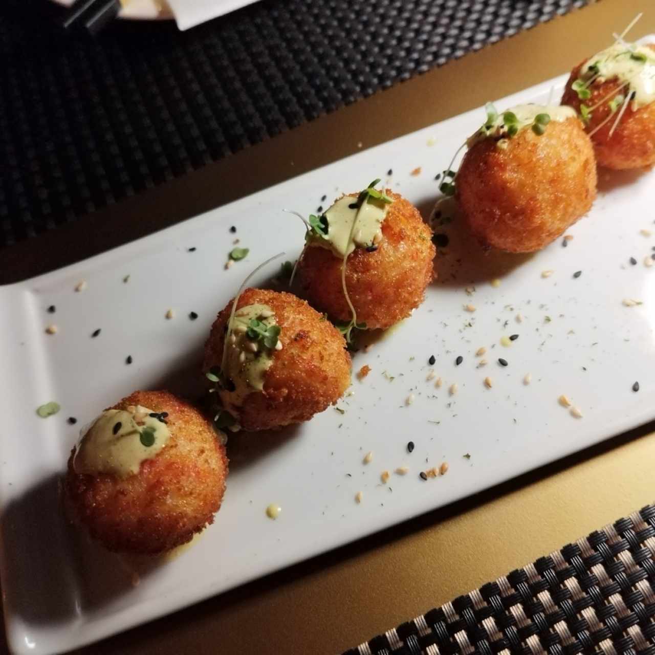 Croquetas de cangrejo