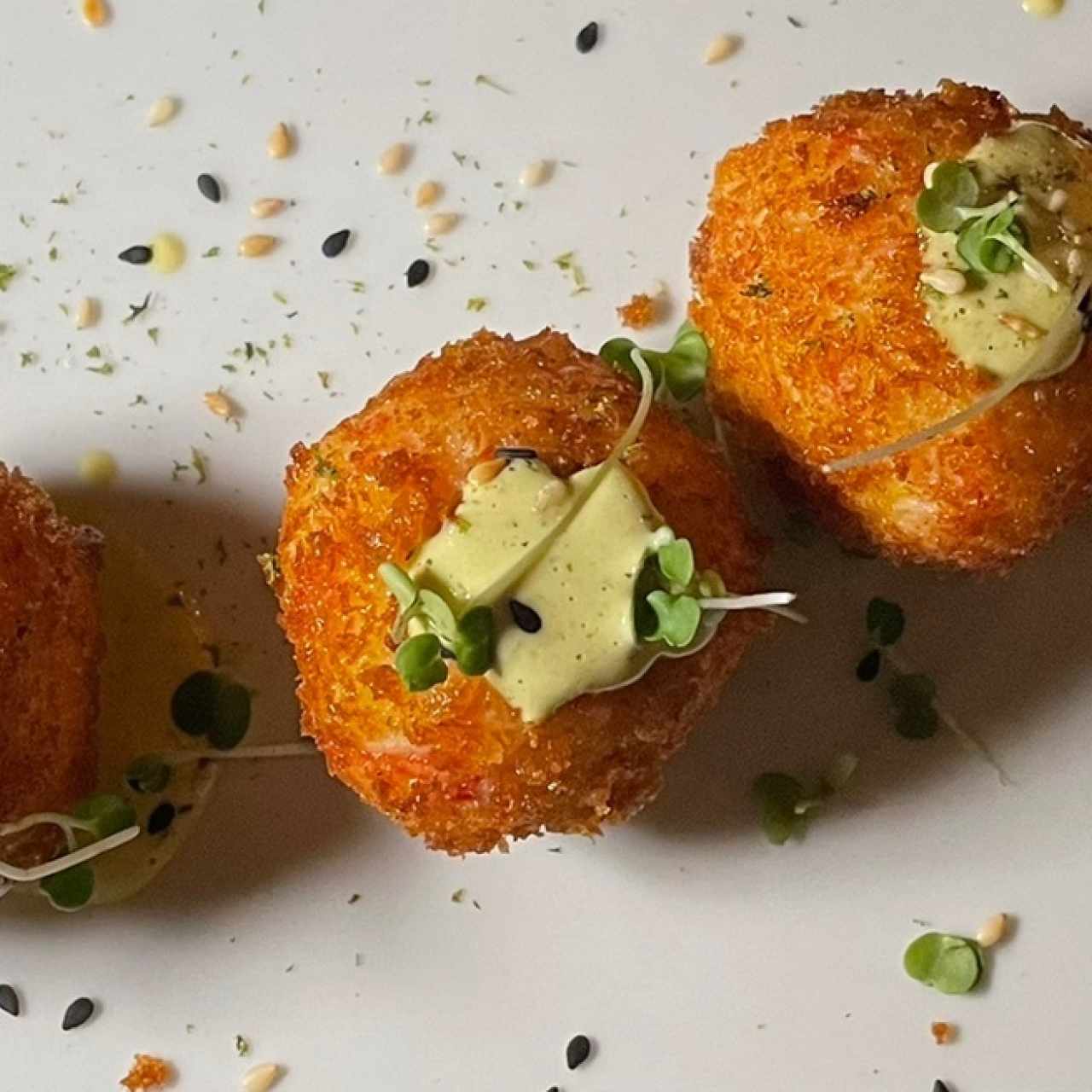 Croquetas de cangrejo