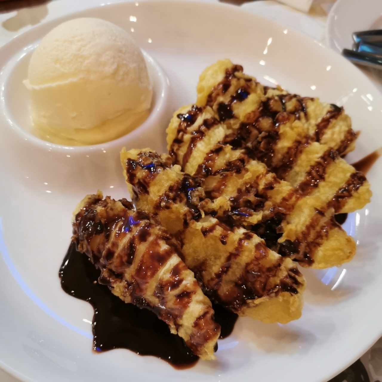 Postres - Banana Tempura