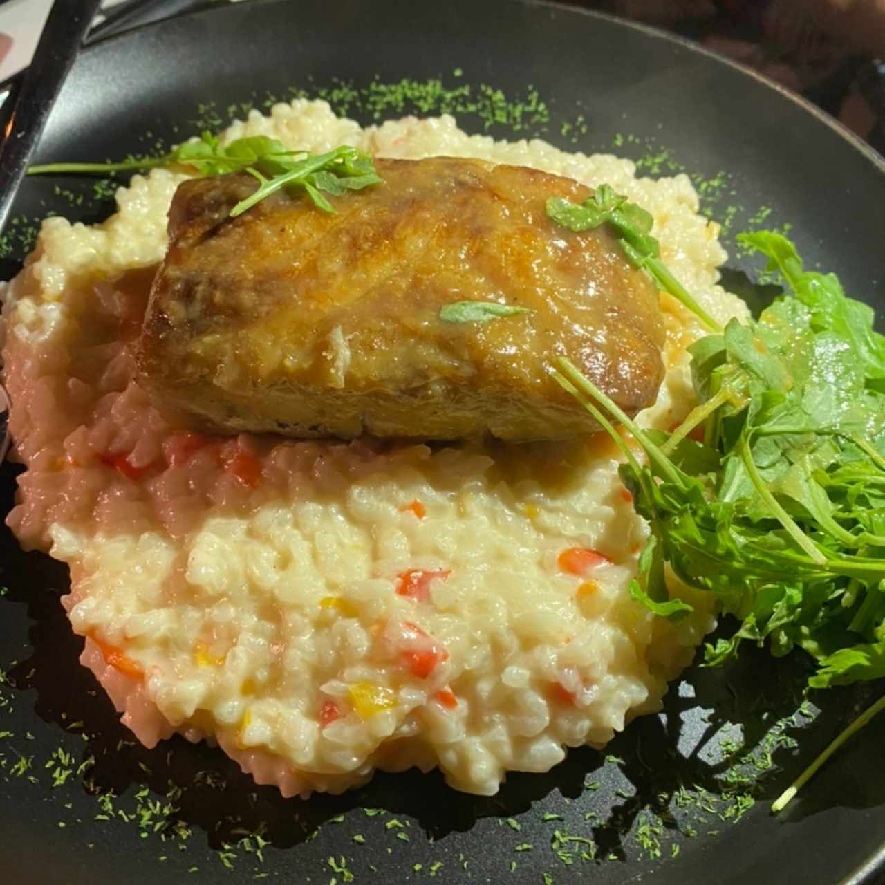 Corvina con risoto