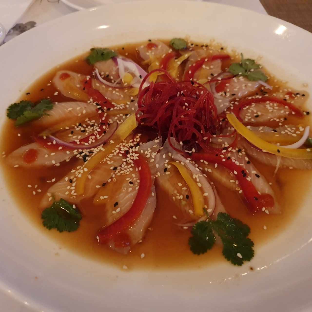 carpaccio de mero