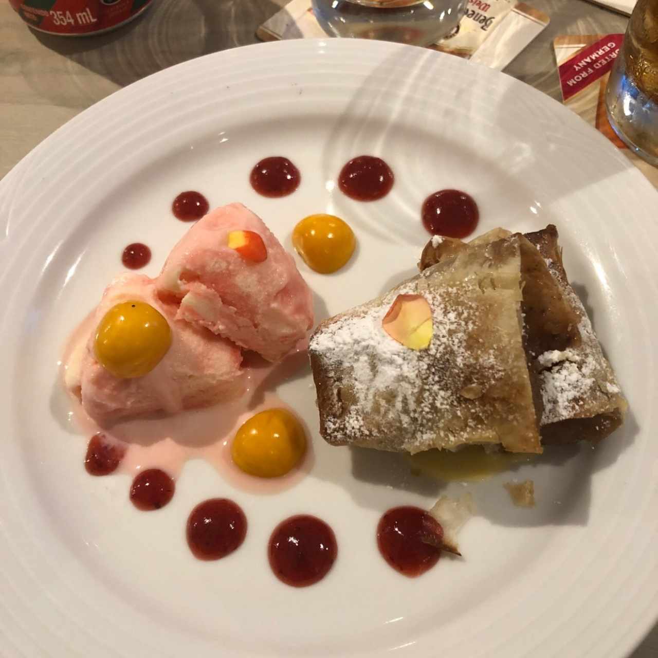 strudel de manzana!