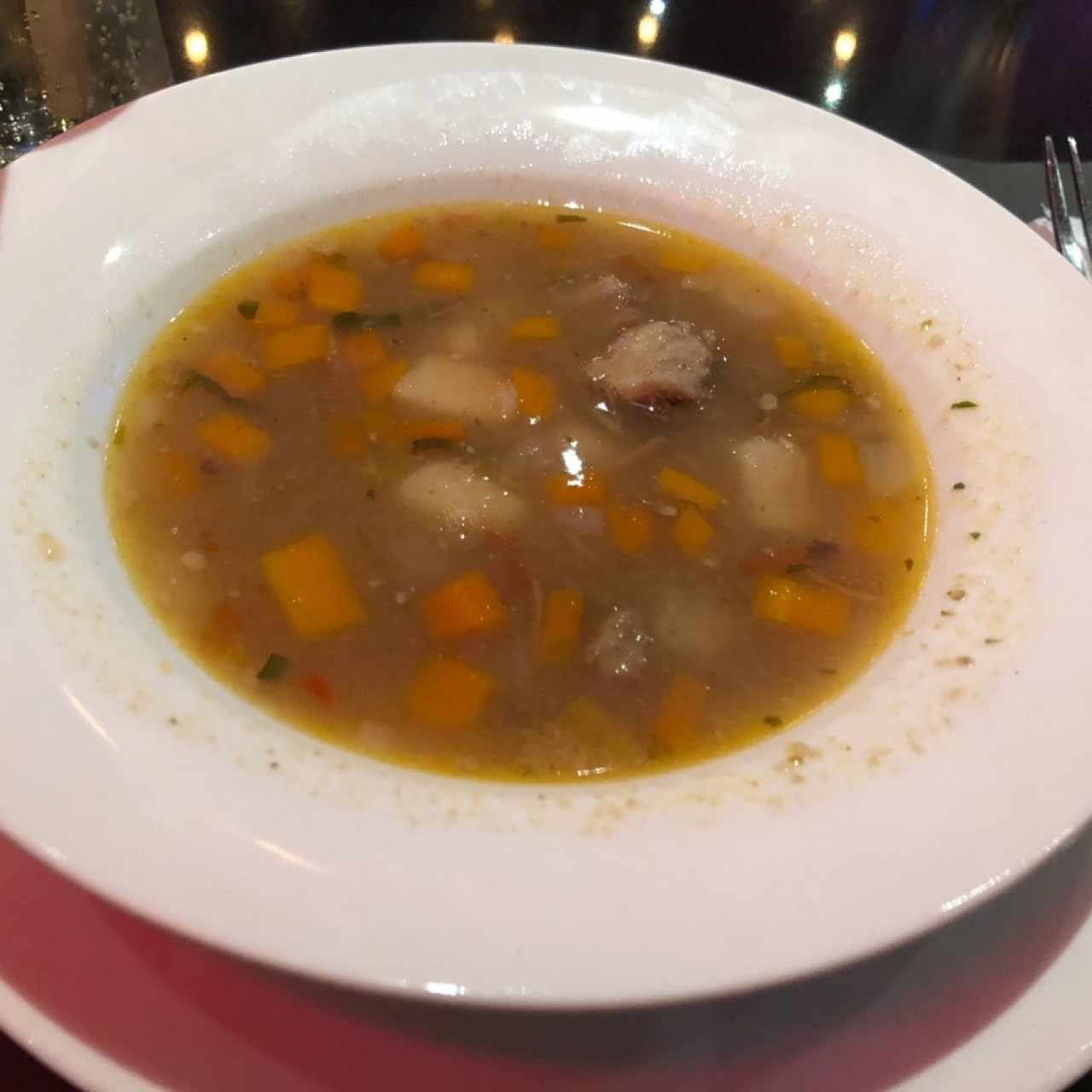 sopa de carne