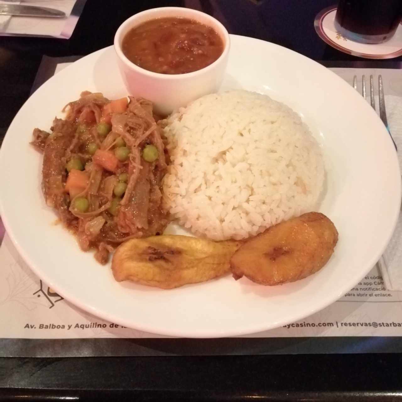 Ropa vieja con buena sazón 