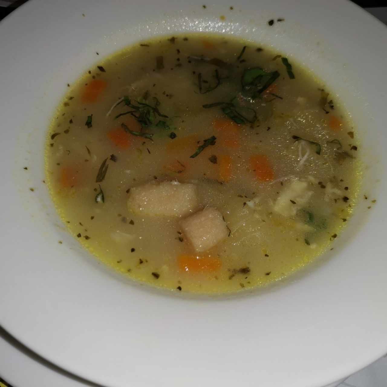 Sopa de pollo