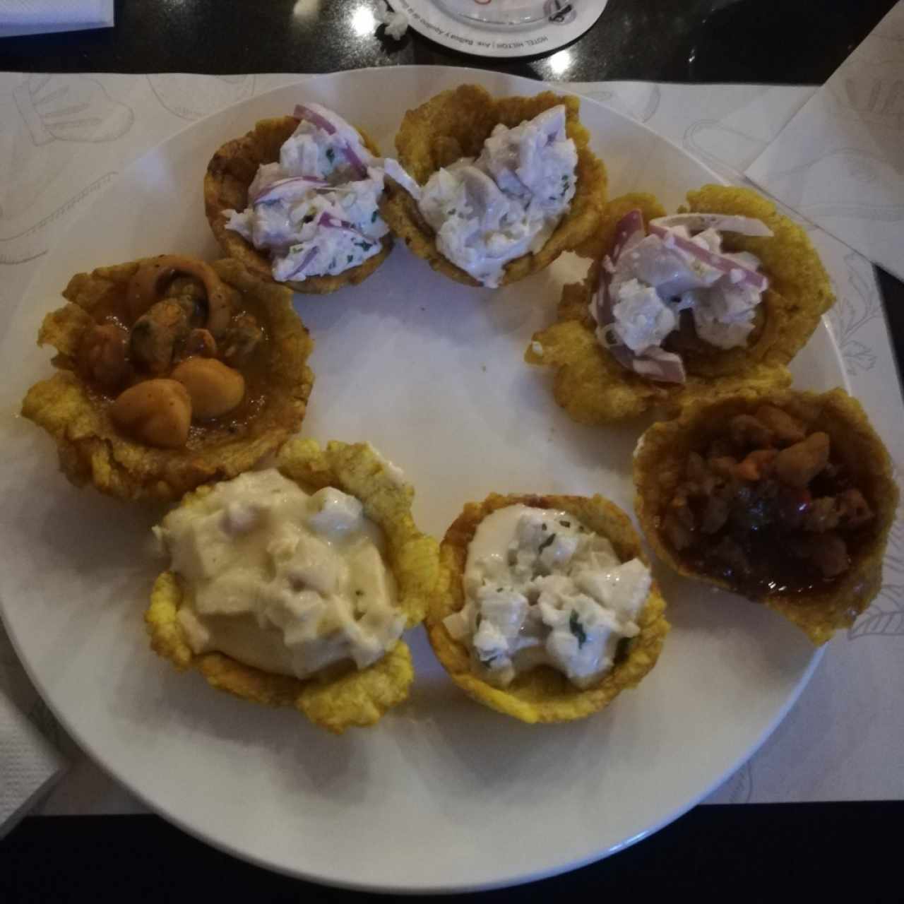 Patacones rellenos 