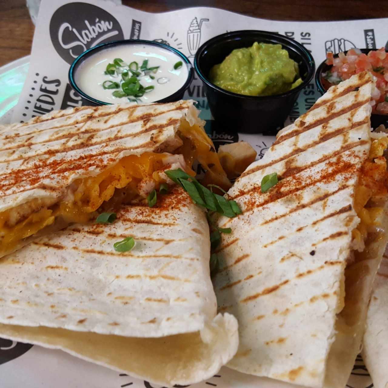 quesadillas