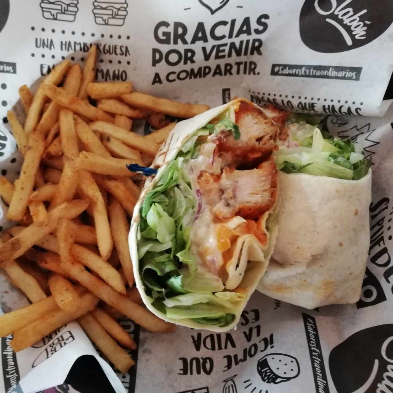 pollo wrap