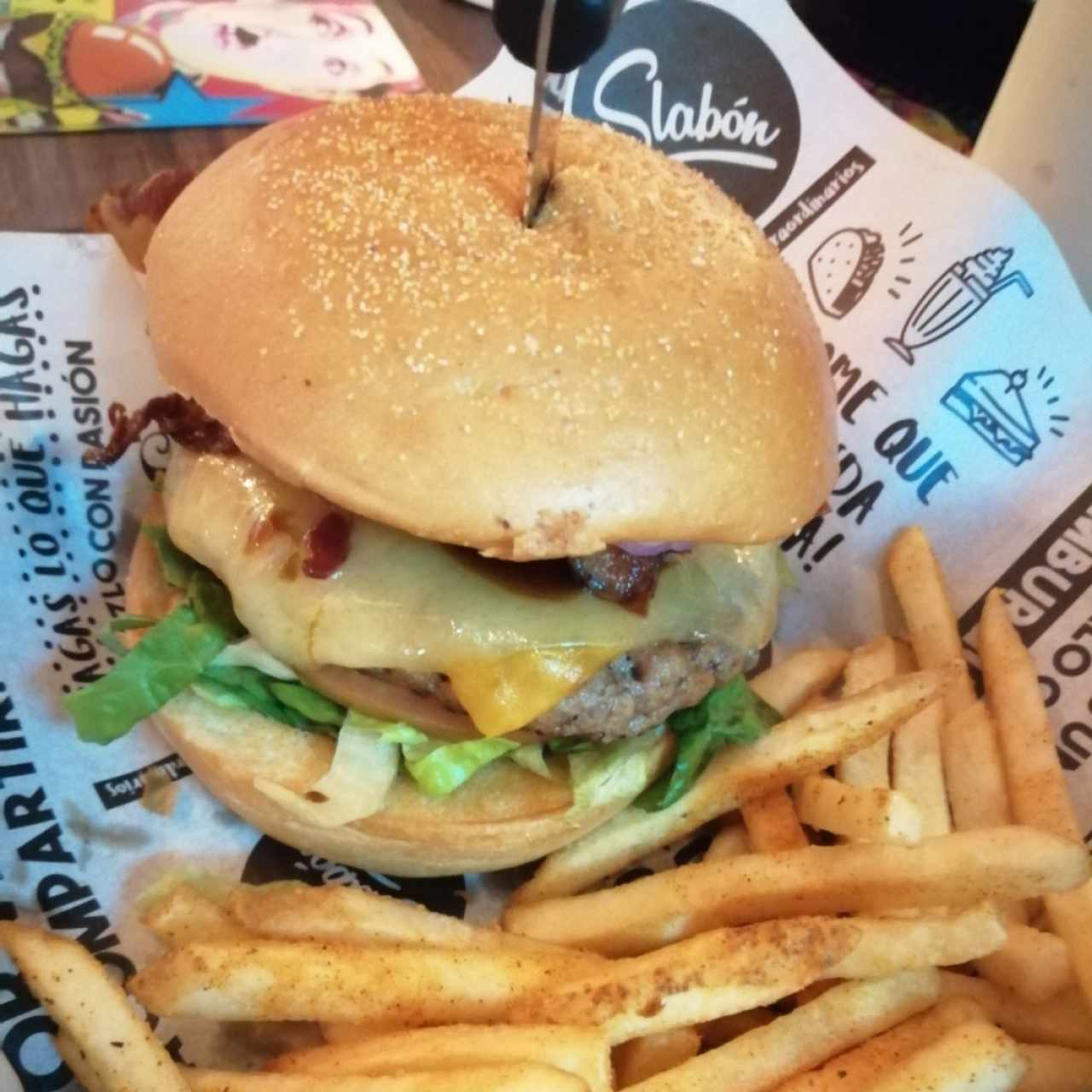 american cheese burger