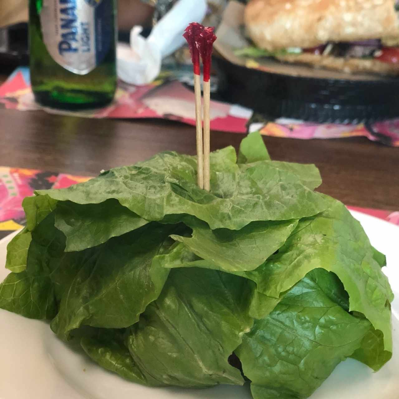 hamburgesa en lechuga 