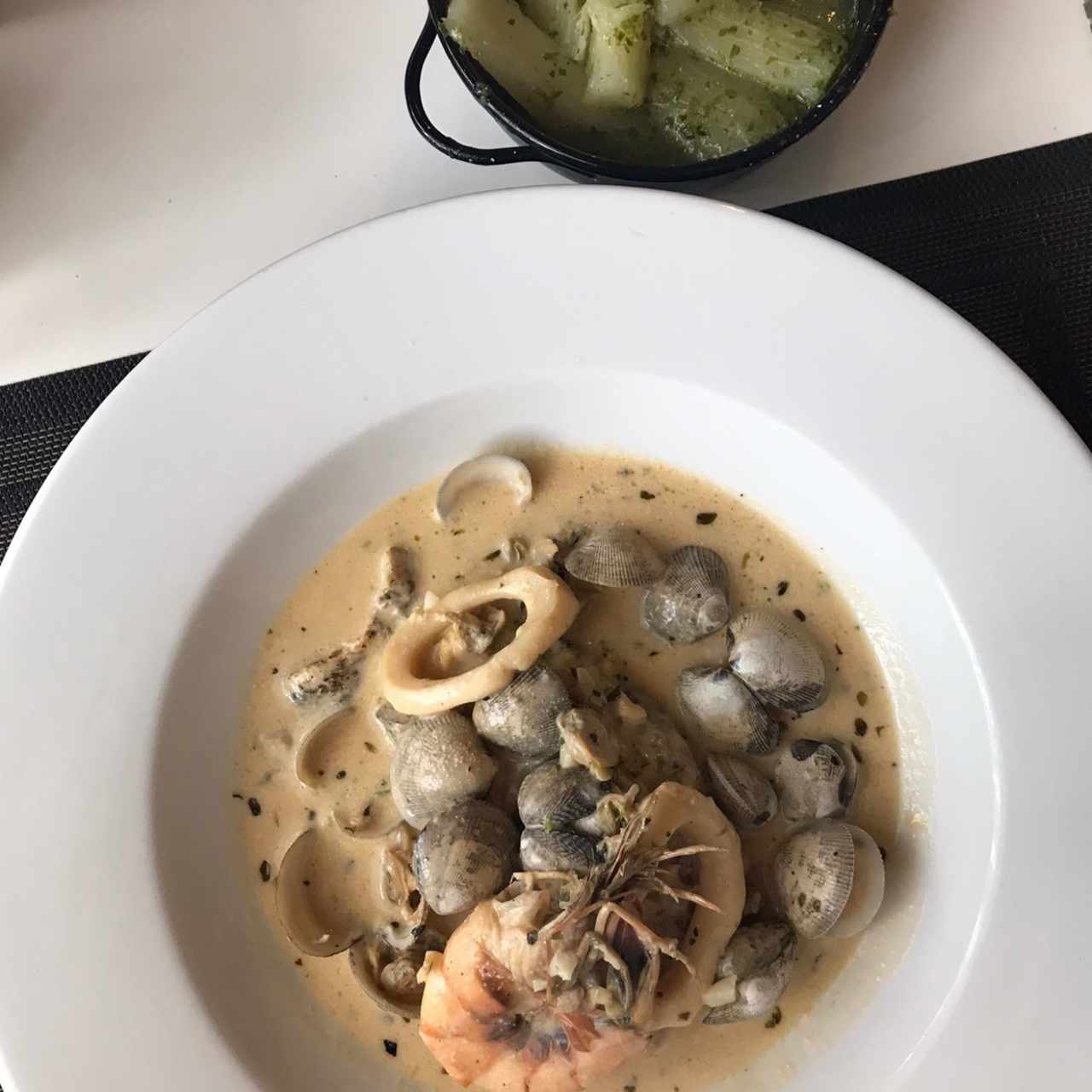 Corvina frutti di mare 