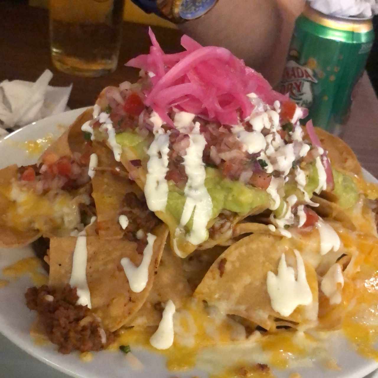 nachos stone de carne 