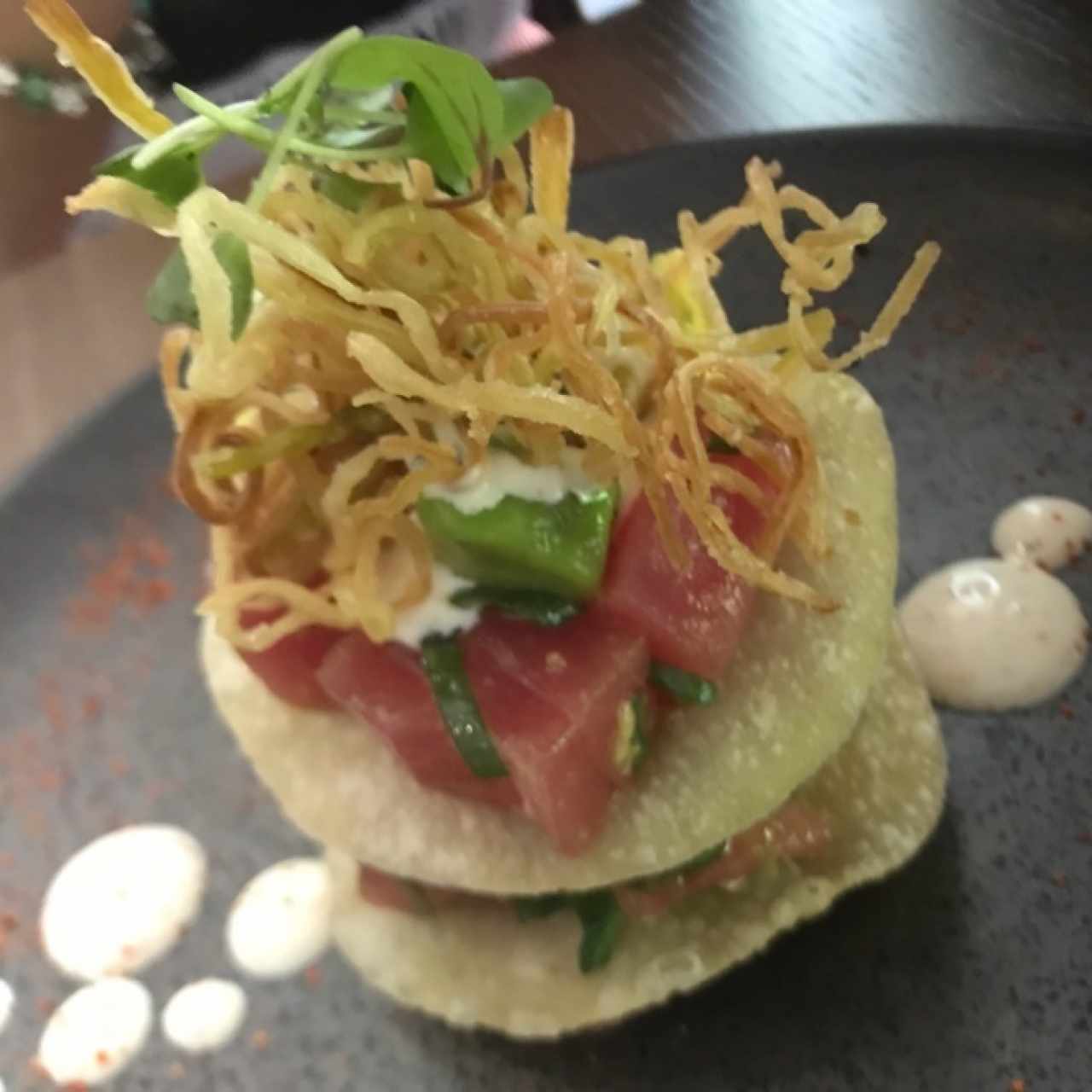 tartar de salmón 