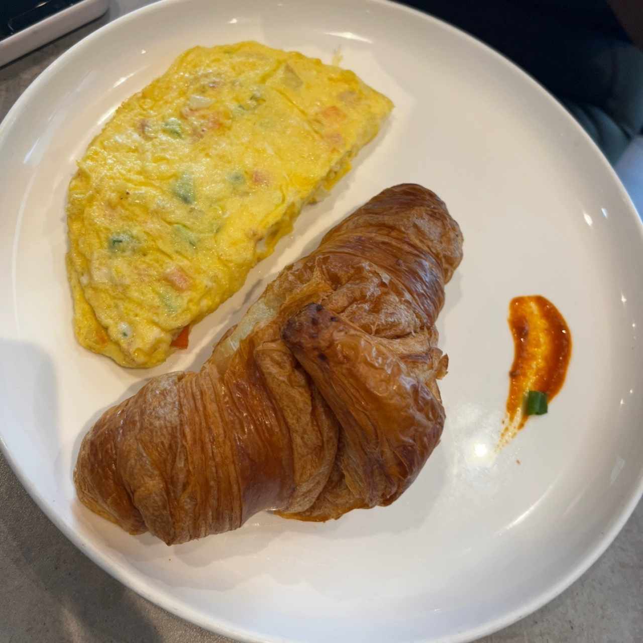 Veggie Omelette c/Croissant