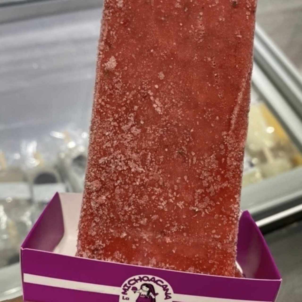 Paleta de fresa