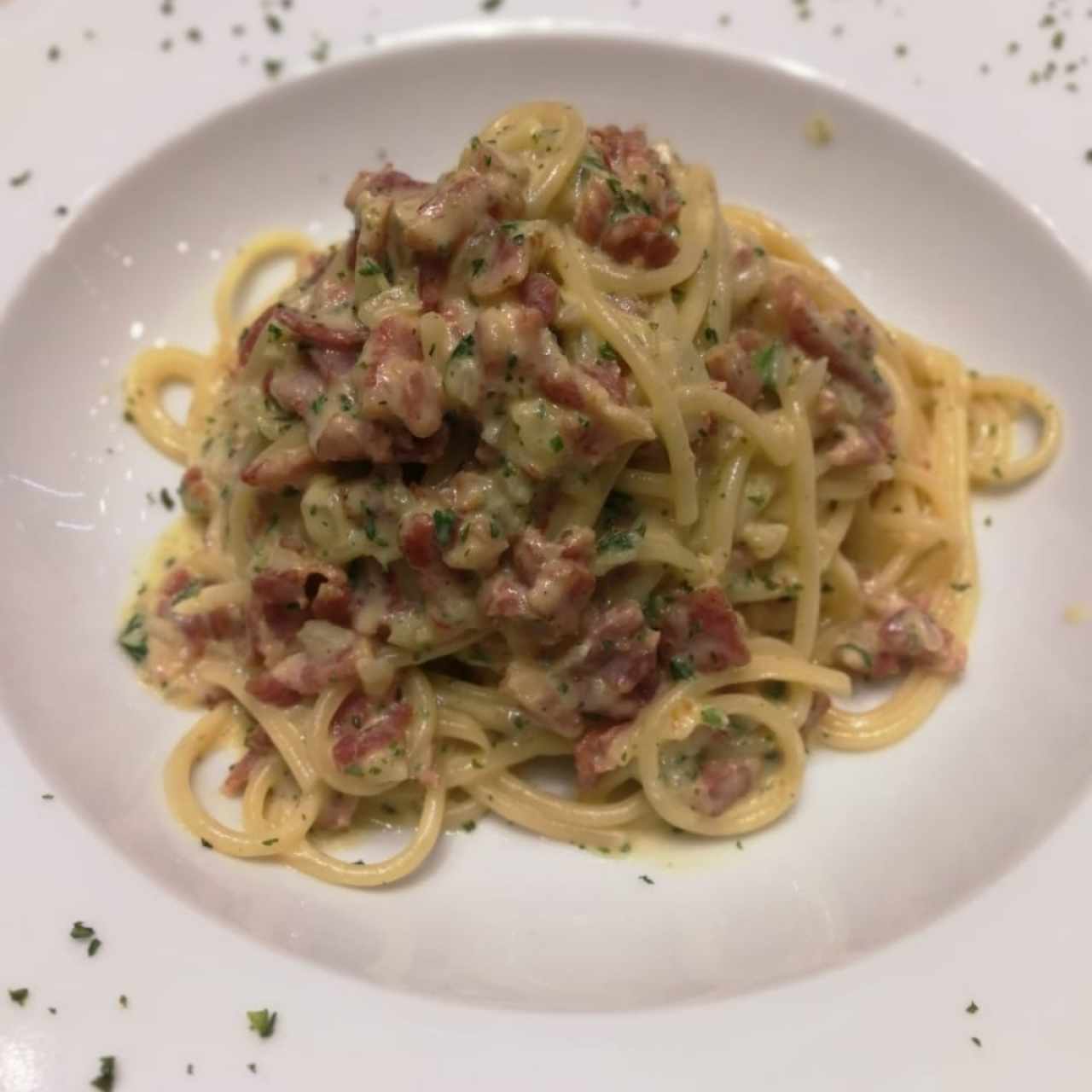 pasta carbonara