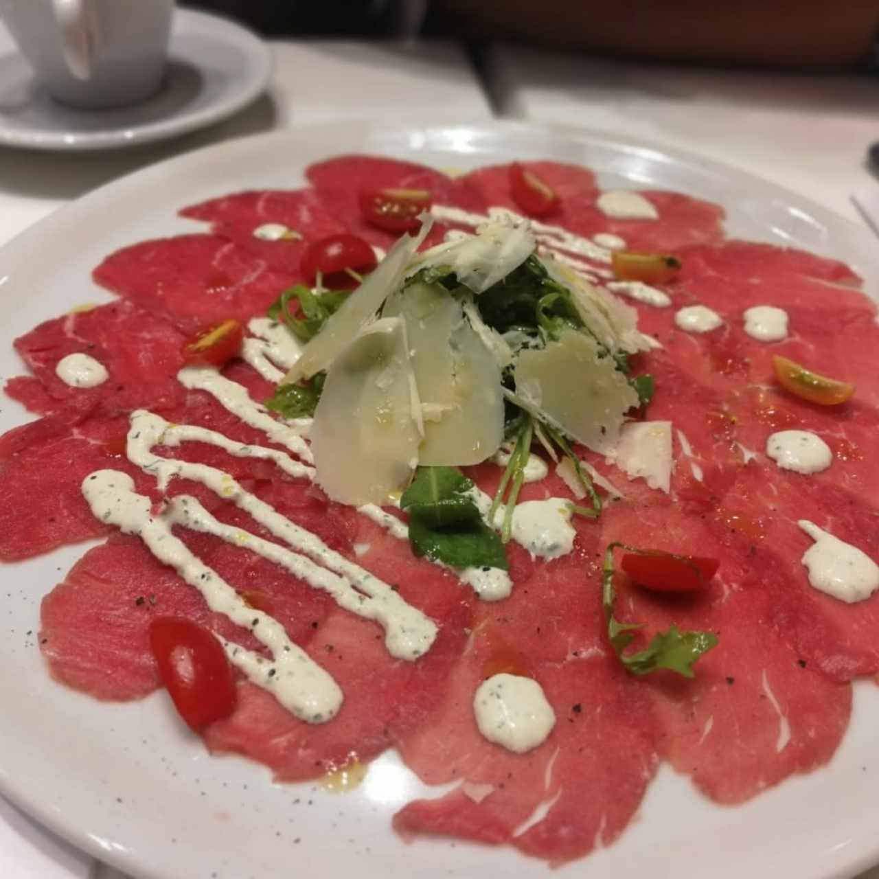 carpaccio di vitello