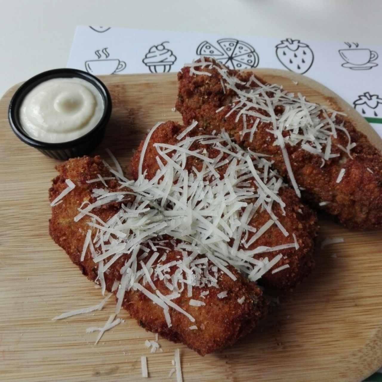 Croquetas de papa rellena de queso