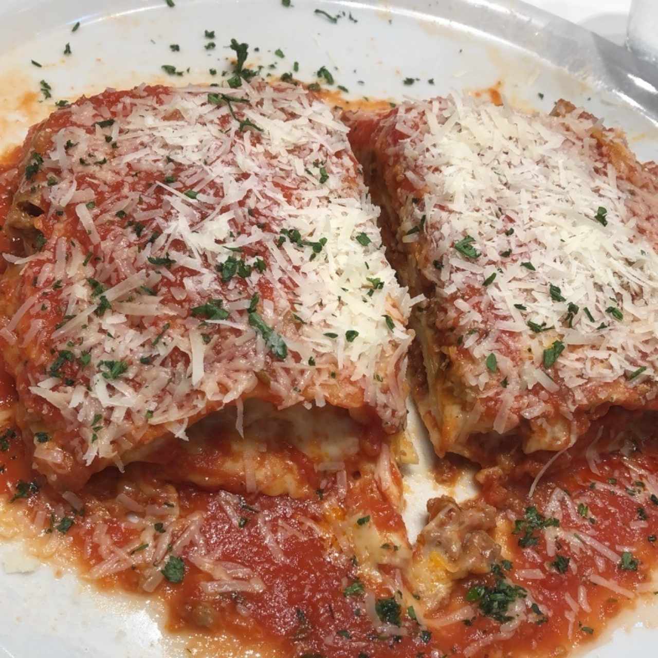 Lasagna de carne