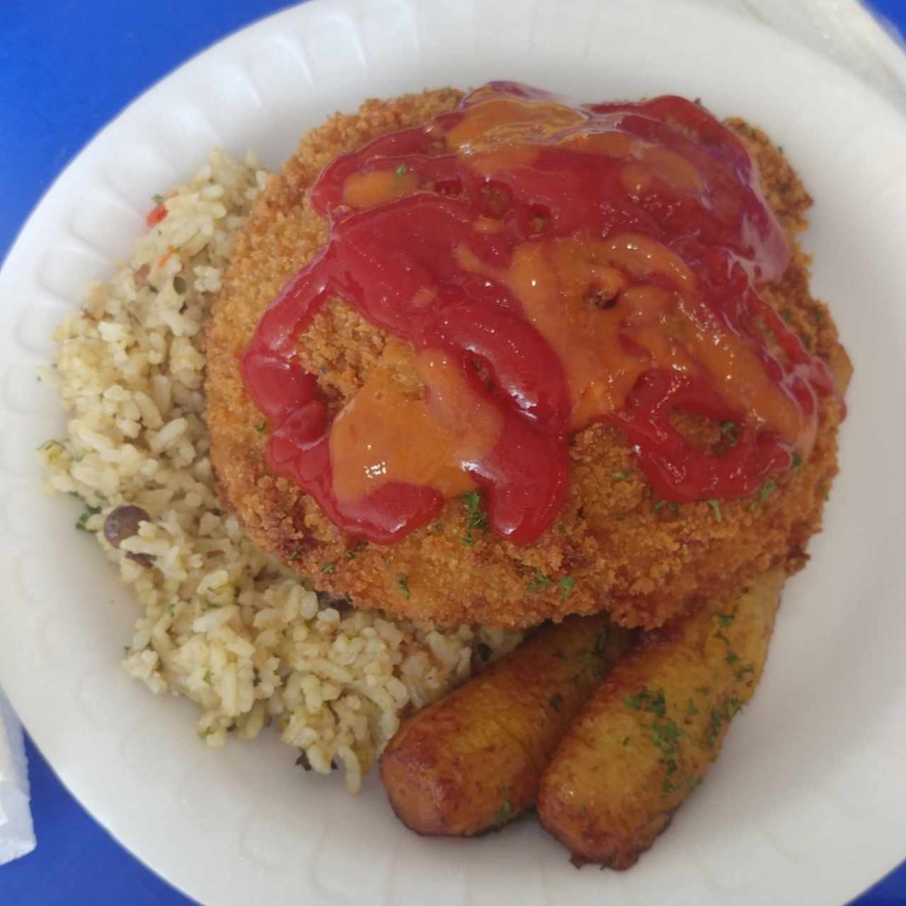 milanesa de pollo